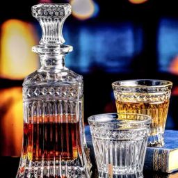 Goodhomes Transparent Glass Decanter with Lid & 6-Piece Tumbler Set-image-49