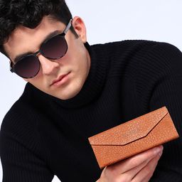 Sassora Textured Sunglasses Case-44
