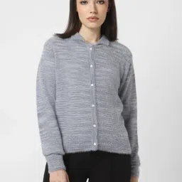 Van Heusen Grey Plain Cardigan-picture-8