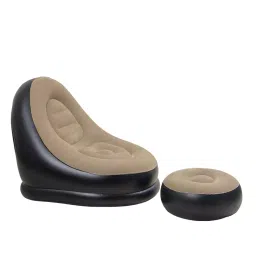Robustt Lightweight & Portable PVC Inflatable Recliner Sofa, Brown (Pack of 2 Pcs)-picture-13