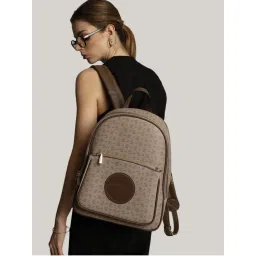 MINI WEST LONDON Brown Runway Luxury Backpack-picture-16