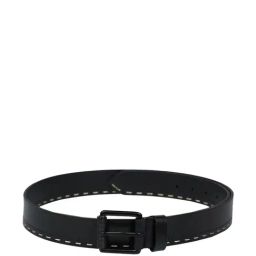 Allen Solly Black Leather Waist Belt For Men-image-48