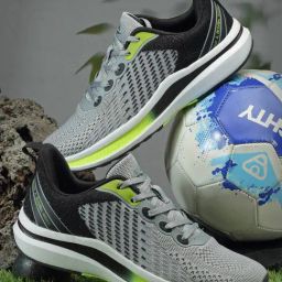 Action Men's Oyster Grey Running Shoes-image-40