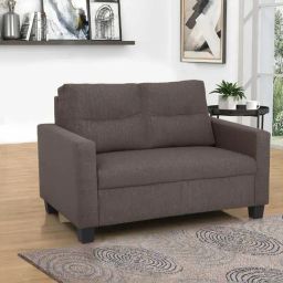 Duroflex Ease Saddle Brown Neem Wood 2 Seater Sofa-picture-22