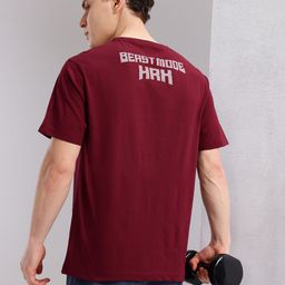 HRX by Hrithik Roshan Men Typography Printed Training T-shirt-image-78