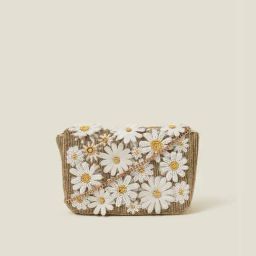 Accessorize London Golden Daisy 3D Embellished Party Clutch-picture-3