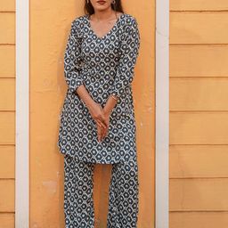 GO BOUJEE Printed Tunic & Trousers Co-Ord-image-85