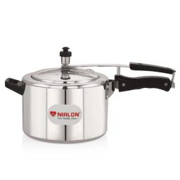 Nirlon Silver Aluminum Others Alu_Supreme Cooker 5LTR INLID-image-30