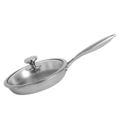 Nirlon Silver Stainless Steel Others SS_Platinum_Fry Pan 20-image-50