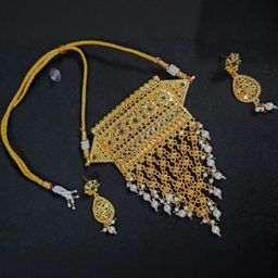 NIKYANKA Gold-Plated Brass Jewellery Set-picture-5