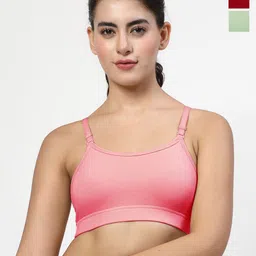 LILY Stropsyttak Pack Of 3 Full Coverage Seamless Sports Bra-40