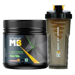 muscleblaze L-Glutamine 250g Fruit Punch & Shaker Combo-picture-42