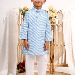 Sangria Boys Printed Regular Pure Cotton Kurta with Pyjamas-picture-46