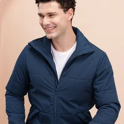 Mast & Harbour Mock Collar Padded Jacket-picture-15