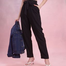 DressBerry Women Belted Trousers-image-67