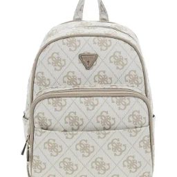Guess Dark Taupe Berta Logo Backpack-image-70