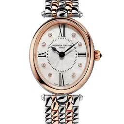 Frederique Constant Women Silver Toned Dial Stainless Steel Bracelet Style Analogue Watch-image-19