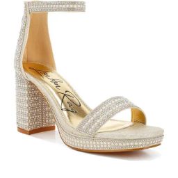 London Rag Women's Golden Ankle Strap Sandals-image-94