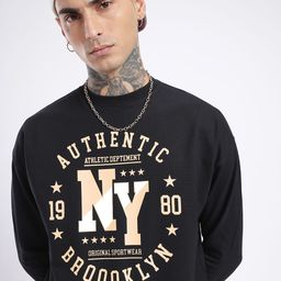 glitchez 90s Nostalgia Printed Cotton Terry Oversized Sweatshirt-image-84