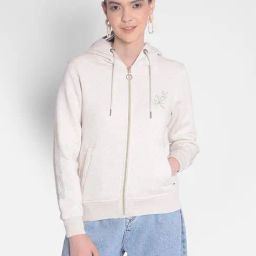 Crimsoune Club Off White Slim Fit Hoodie-image-40