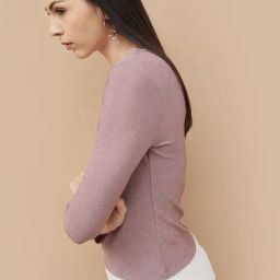 Code by Lifestyle Pink Textured T-Shirt image 4
