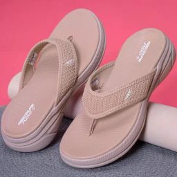 Red Tape Women's Go - Comfort Peach Thong Sandals-picture-25
