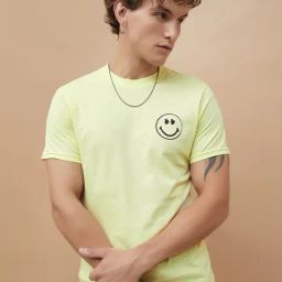 SmileyWorld Men's Yellow T-Shirt-image-64