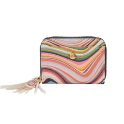 Accessorize London Multicolor Printed Zip Around Wallet For Women-15