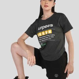 Chkokko Grey Printed T-Shirt-image-48