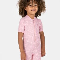 Nabaiji By Decathlon Unisex Pink Swimming Short Sleeve and Short Leg Suit-image-31