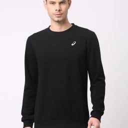 Asics Black Regular Fit Sweatshirt-image-34
