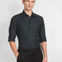 Arrow Blue Cotton Regular Fit Shirt-picture-11