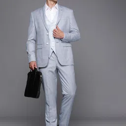 Louis Philippe Men Slim Fit 3-Piece Set-58