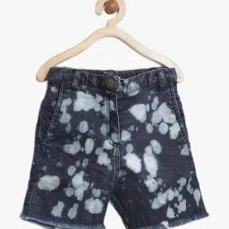 StyleStone Kids Navy Printed Shorts-image-28