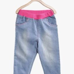 StyleStone Kids Blue Light Wash Capri-image-38