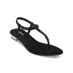 Metro Women Black Solid Synthetic T-Strap Flats-70