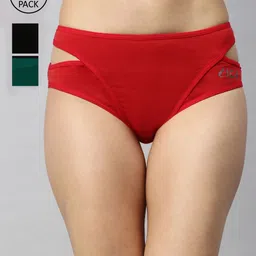 IC4 Women Pack Of 3 Mid-Rise Printed Designer Briefs 0BMR1004P3-picture-4