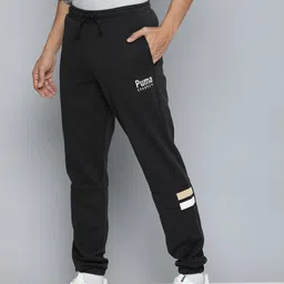 Puma Team Men Pure Cotton Mid Rise Outdoor Joggers-image-24