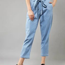 DOLCE CRUDO Blue Regular Fit Jeans-image-27