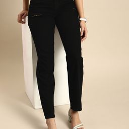 all about you Women Cotton High-Rise Low Distress Jeans-image-98