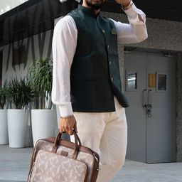 KISAH Dyed Nehru Jackets-image-95