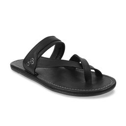 WALKWAY by Metro Men Black Solid Sandals-image-82