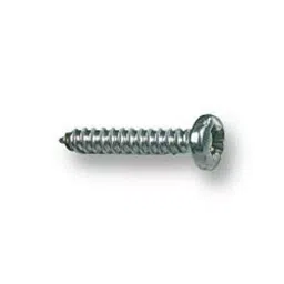 TR FASTENINGS SCREW, POZI PAN, STEEL, BZP, #8X3/8, N80.375 PRSTABZ100- (Pack of 100 Pcs)-42