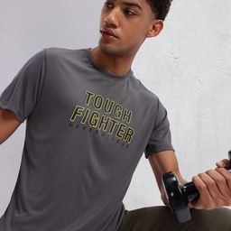 HRX by Hrithik Roshan Rapid-Dry Typography Print Training T-shirt-picture-7