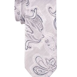 The Tie Hub Men Woven Design Silk Broad Tie-image-51