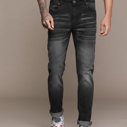 The Roadster Lifestyle Co. Men Slim Fit Low Distress Light Fade Stretchable Jeans-image-79