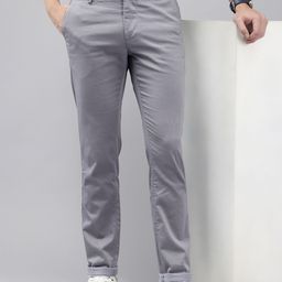Arrow Sport Men Micro Or Ditsy Printed Bronson Slim Fit Low-Rise Trousers-image-77