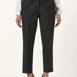 Annabelle by Pantaloons Black Mid Rise Trousers-picture-44