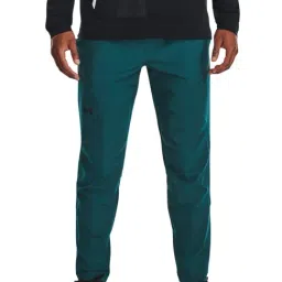 Under Armour Green Fitted Sports Trackpants-picture-35