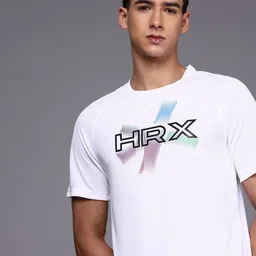 HRX by Hrithik Roshan Brand Logo Printed Rapid-Dry Running T-shirt-picture-21